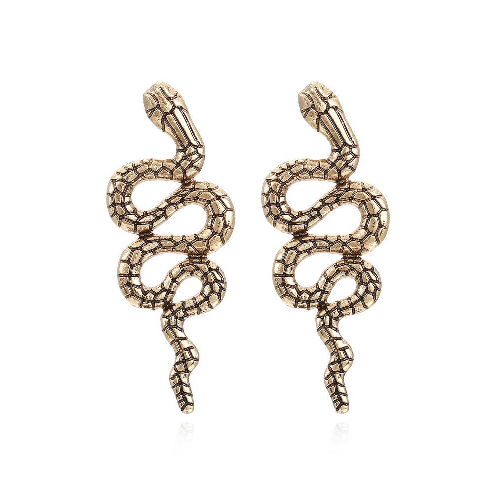 Wholesale Vintage Snake Alloy Earrings